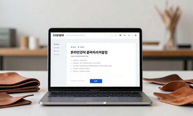 온라인강의사이트 관련 이미지 - 온라인강의사이트 활용법, 가죽 공예 초보자가 시행착오를 줄이는 핵심 노하우